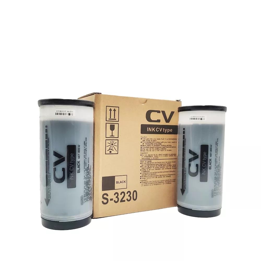 RT CV/CZ Black Duplicator Ink Bottle Pack of 2 Bottles for RISO CV/CZ 3230/3130/3030 (B0CBH7ZQJL) Amazon Price History, Amazon Price Tracker