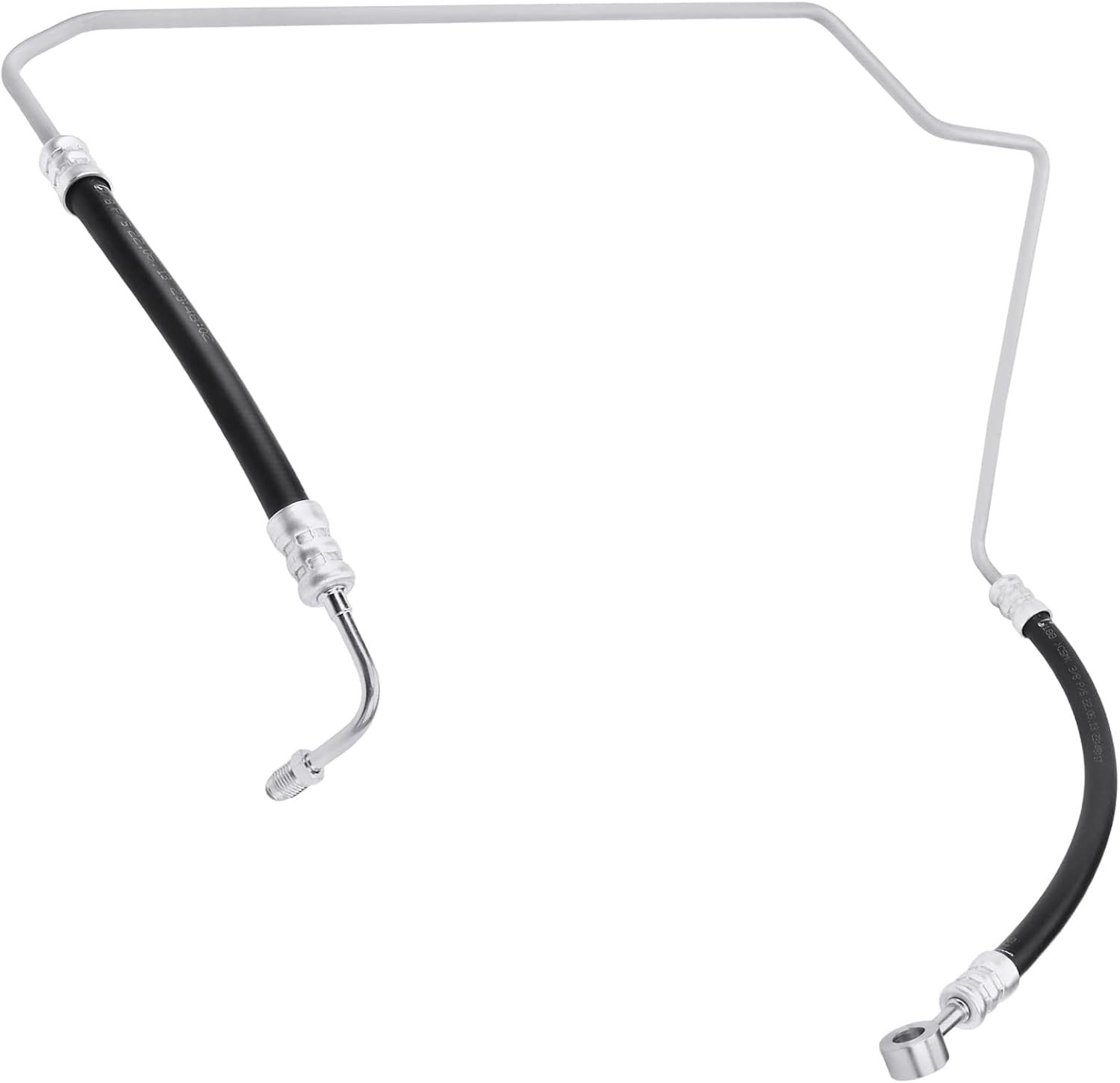 A-Premium Power Steering Pressure Hose Line Assembly Compatible with Nissan Frontier 1999-2004, L4 2.4L, RWD, Pump To Gear/Rack Pinion