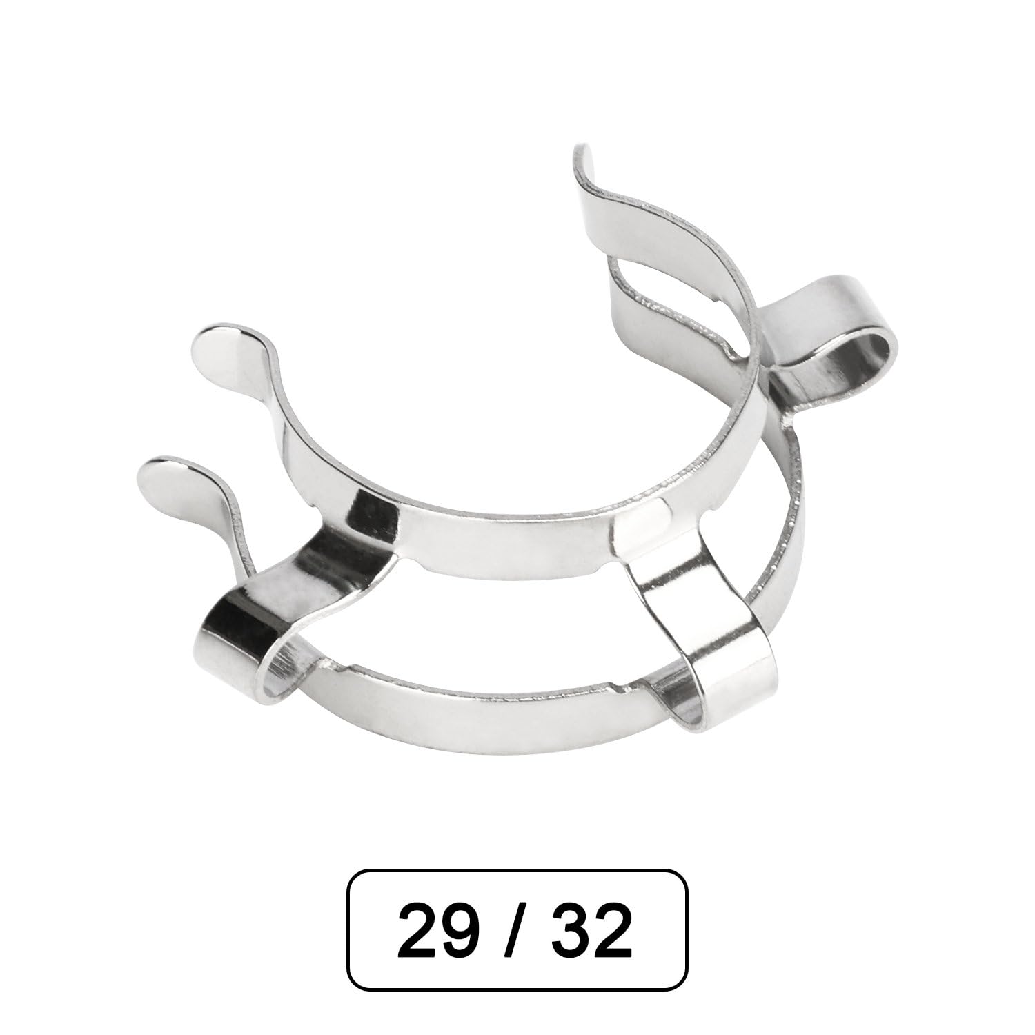 stonylab Clip per Giunti Metallici, 5 Pezzi Morsetto Keck da 29 mm, per Giunto in Vetro 29/32, Accessorio da Laboratorio, #29