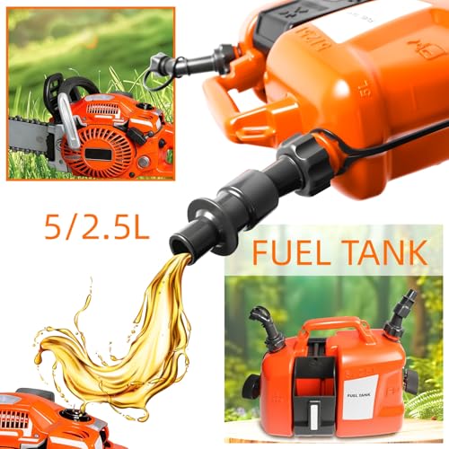 Hedie 5L+2.5L Fuel Chain Oil Can