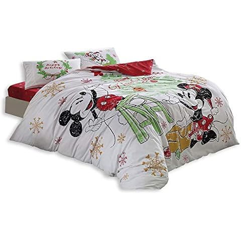 TAC 100% Cotton Mickey Minnie Bedding Set Cover