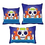  DIYthinker Mexiko Candy Skeleton Day of Dead Throw Pillows Set Einfügen Kissen Cover Home Sofa Dekor Geschenk