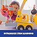 Educational Insights Design & Drill Bolt Buddies Crane - Construction Toys & Toddler Tools, Kids Tool Set with Real Electric Drill Toy, Take Apart STEM Set, Toddler Building Toys, Ages 3+