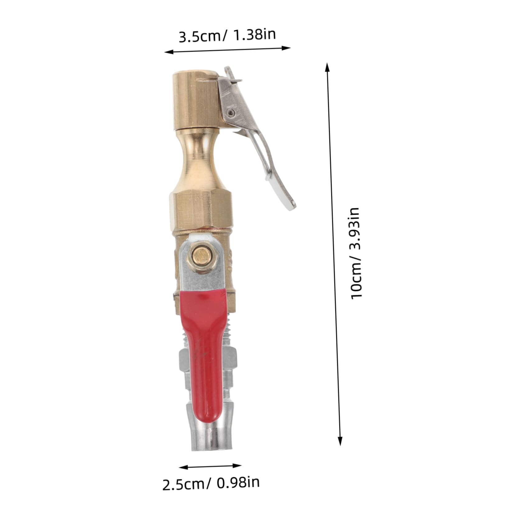 Alipis Car Tire Inflation Tool Quick Connect Chuck Locking Air Chuck Metal Tire Inflator Air Compressor Attachments