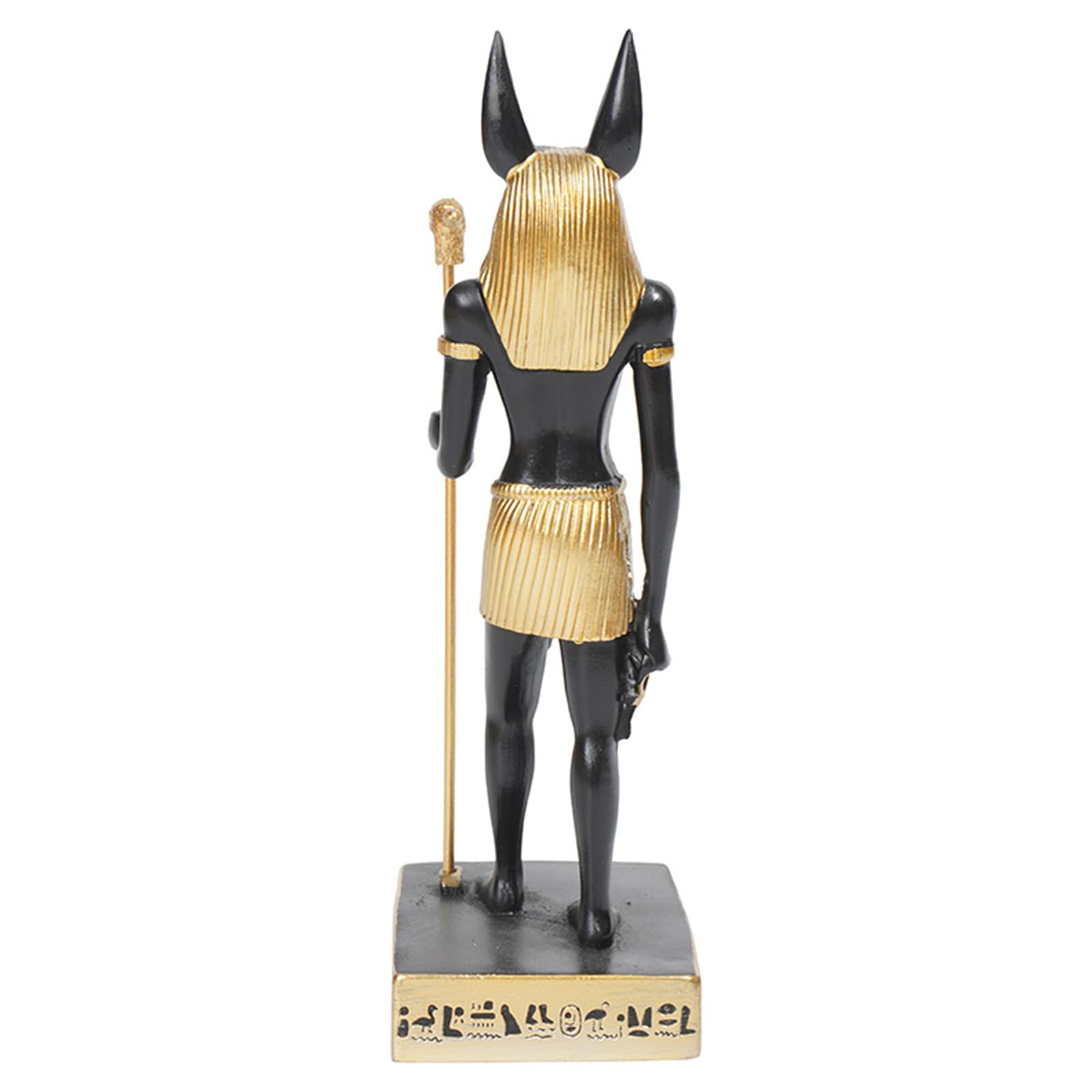 Anubis Holding Scepters Mystical Character Statue Figurine Table Centerpiece Ornament Egypts Figures Sculpture Model