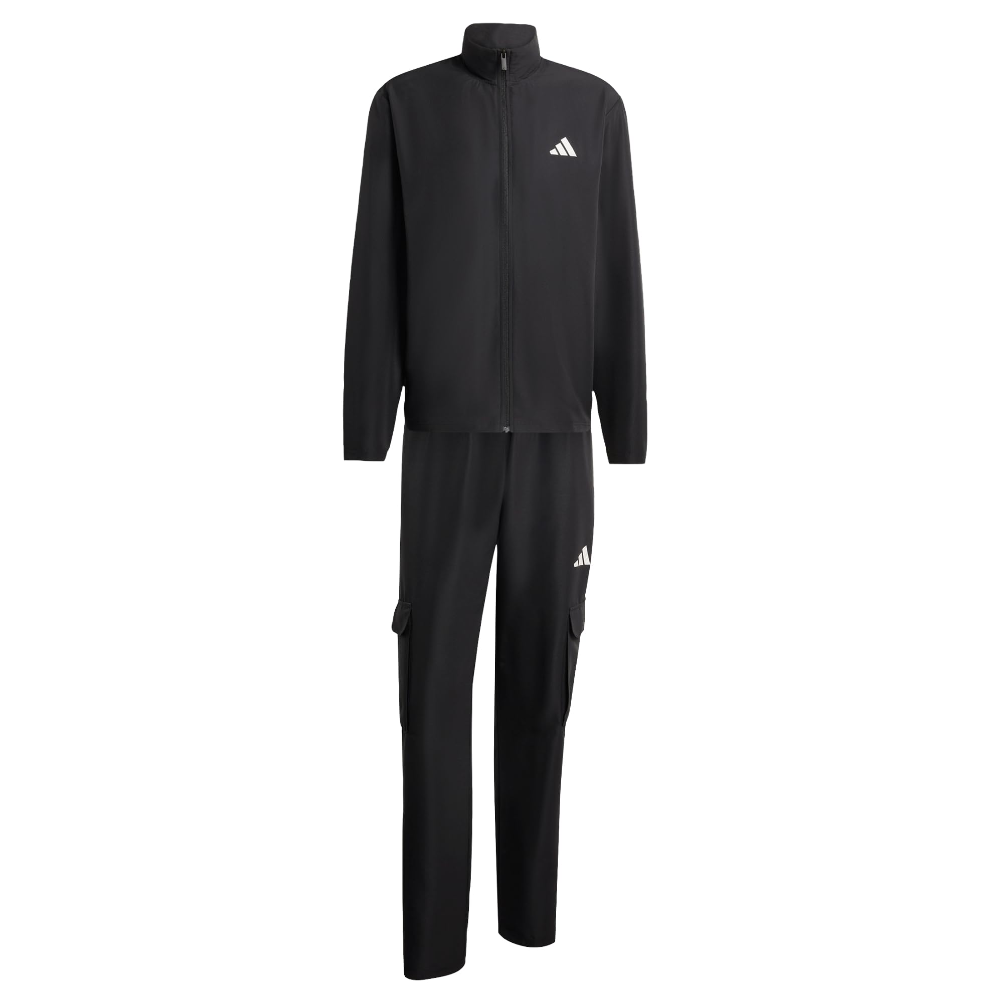 adidas Homme SPORTSWEAR WOVEN CARGO TRACKSUIT, black/​black, XXL