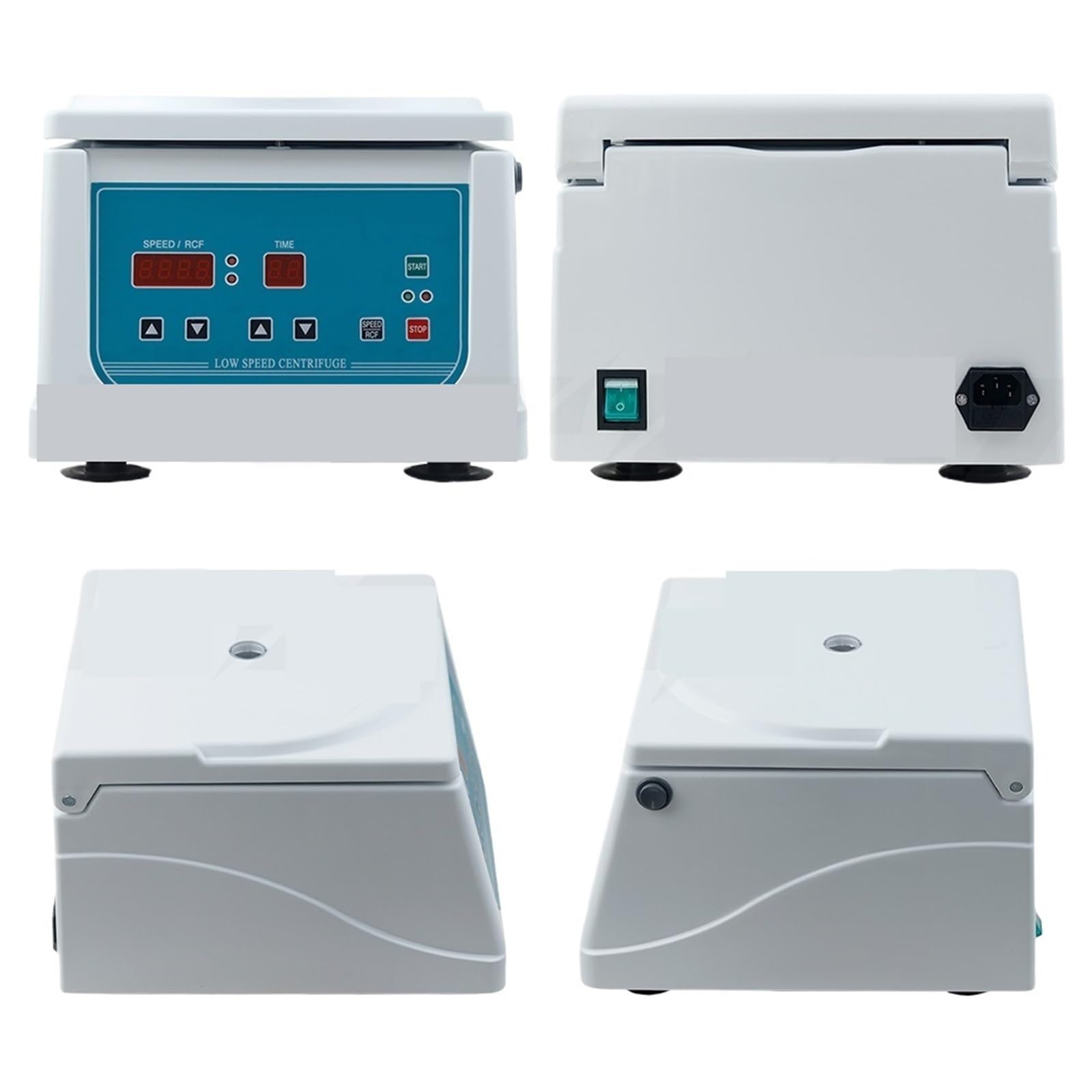 Centrífuga de sobremesa de laboratorio, Centrifugadora de laboratorio, centrífuga PRP eléctrica de baja velocidad, máquina centrífuga de escritorio con pantalla Digital, ajustable de 0-4000RPM
