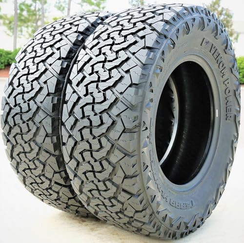 Image of Venom Power Terra Hunter X /T XT All-Terrain Mud Light Truck Radial Tire-35X12.50R18LT 35X12.50X18 35X12.50-18 123R Load Range E LRE 10-Ply BSW Black Side Wall