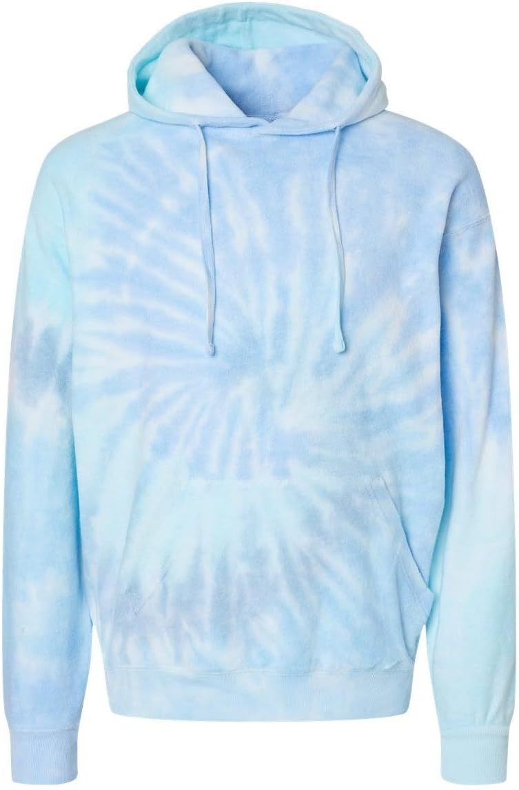 Colortone Tie Dye Cloud Fleece Hoodie for Women and Men - Loose Fit Fleece Sweatshirts - The Inside-Out Hoodie