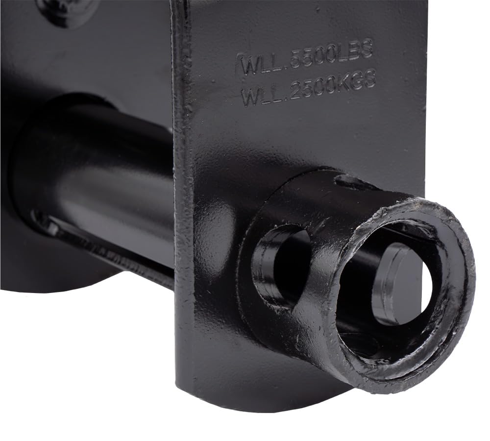 SuperATV 3500 lb Black Ops Winch with Heavy Duty Winch Mounting Plate Compatible with Honda Foreman TRX 500 / Rancher/Rubicon (See Fitment) | 3/16