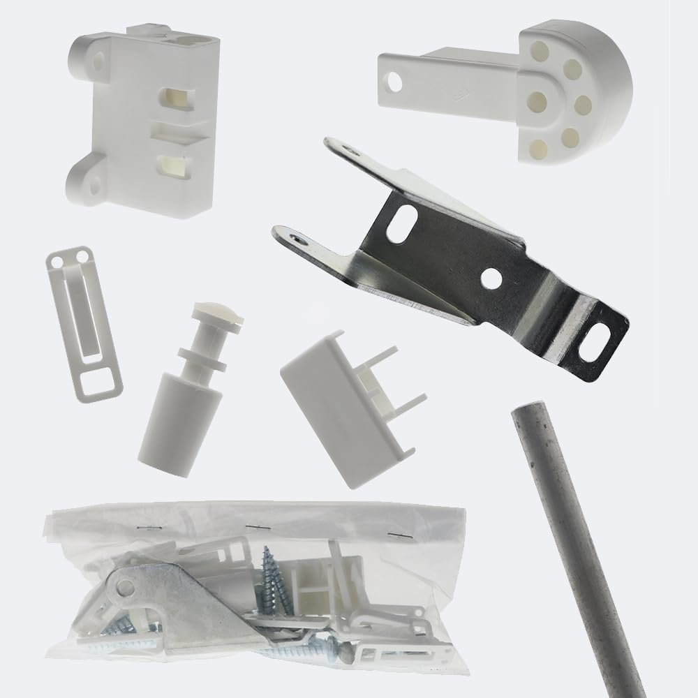 BOULET Tringle pour Porte 1,2m - Alu Blanc