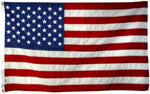 4X 6 FT US American Flag 2-ply Sewn Polyester Commercial & 6 Month Warranty