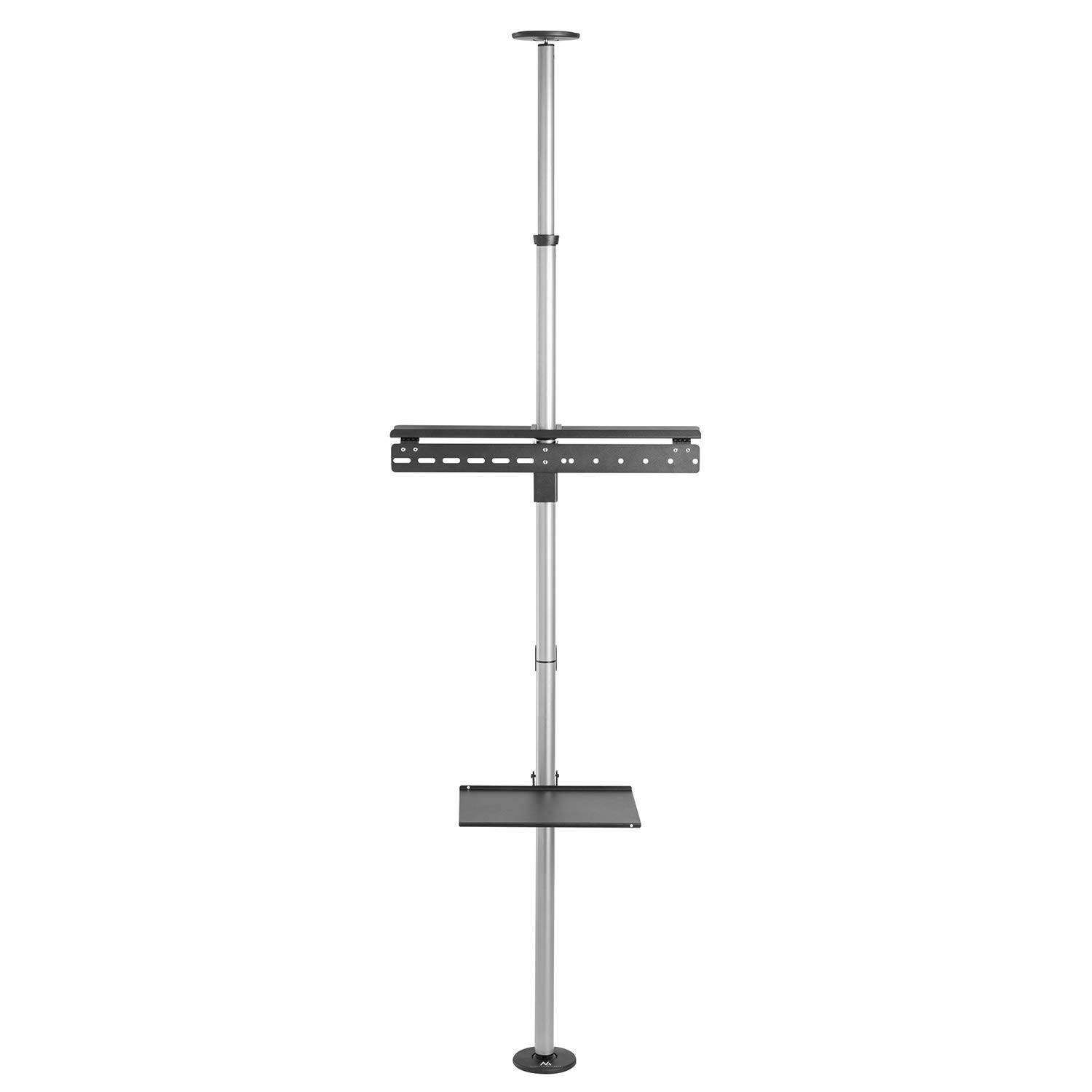Maclean MC-791N Porta TV Telescopico Soffitto- Pavimento con mensola 37 "-70", max. 30 kg