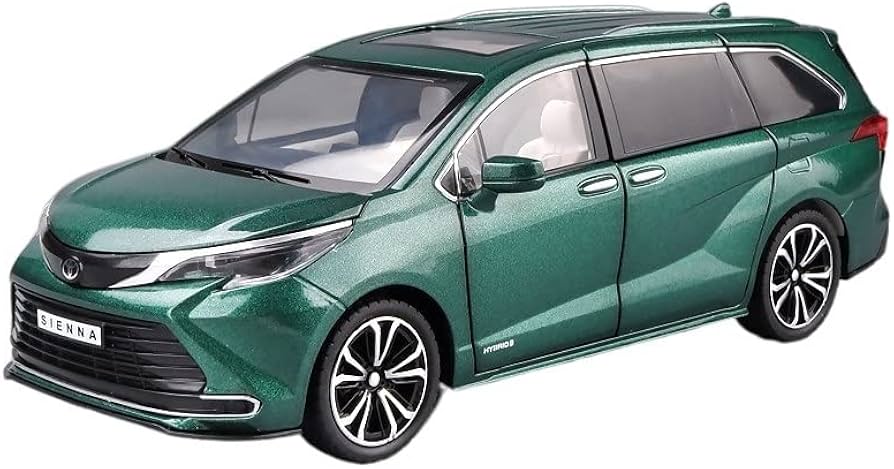 Amazon.com: ZURDOX Toy car Model 1:24 for Toyota Sienna Granvia