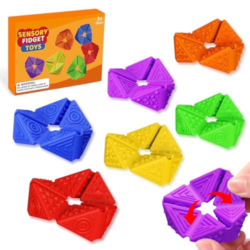 Fidget Toys for Kids - Quiet Sensory Fidget Toys for ADHD, Anxiety & Stress Relief, Non-Toxic Durable Fidgets for Classroom, Home & Travel, Perfect Sensory Toys for Toddlers & Teens
