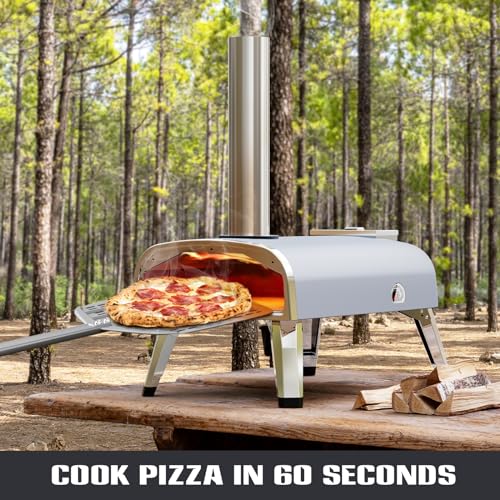 Aidpiza SP120G Pizza Oven Outdoor 12 Inch Wood Fired Pizza Ovens Pellet Pizza Stove thumb #2