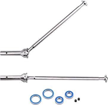 Steel Drive Shaft Set CVD for Arrma 1/8 Kraton/Outcast/Notorious 6S BLX Upgrades Parts Front