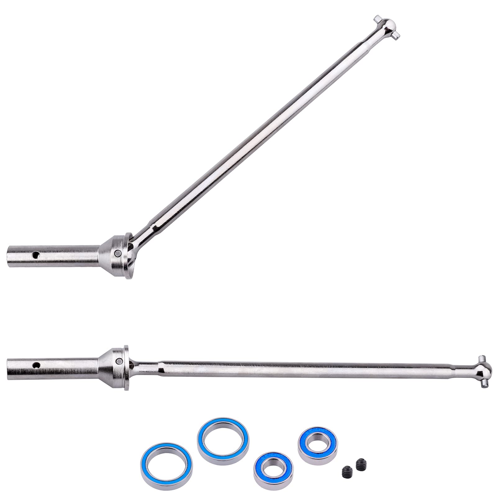 Steel Drive Shaft Set CVD for Arrma 1/8 Kraton/Outcast/Notorious 6S BLX Upgrades Parts (Front)