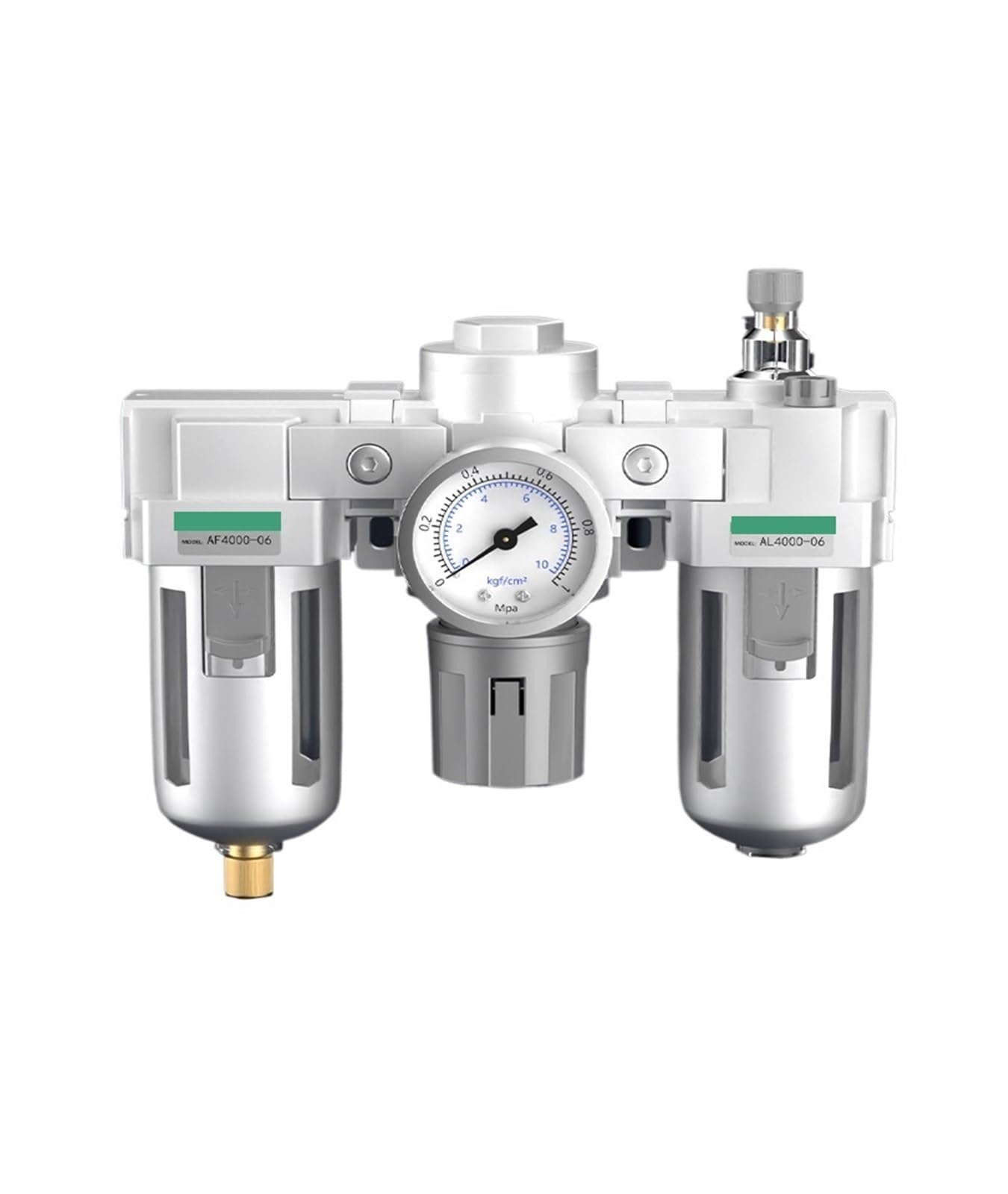 Processeur de source de gaz AC4000-04 avec traitement d'air et drainage triplex intégré