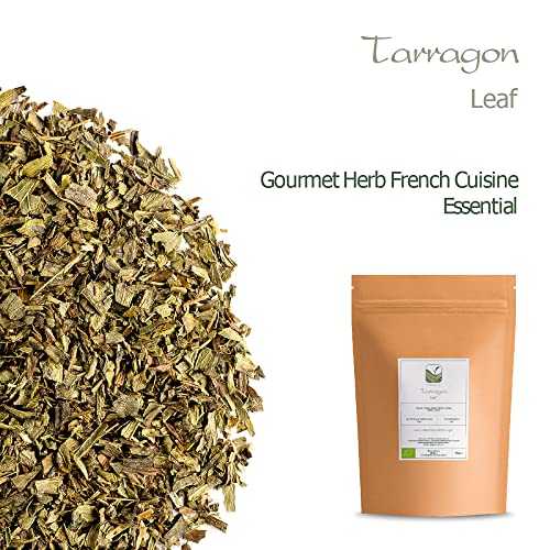 Tarragon Leaf Organic Culinary Herb - Dried Taragon Spice - Tarragon Spice Teragon Spice Terragon Spice Taragon Herb Tarragon Organic Dried Tarragon Leaves Organic Tarragon Dried 100G #TOP3