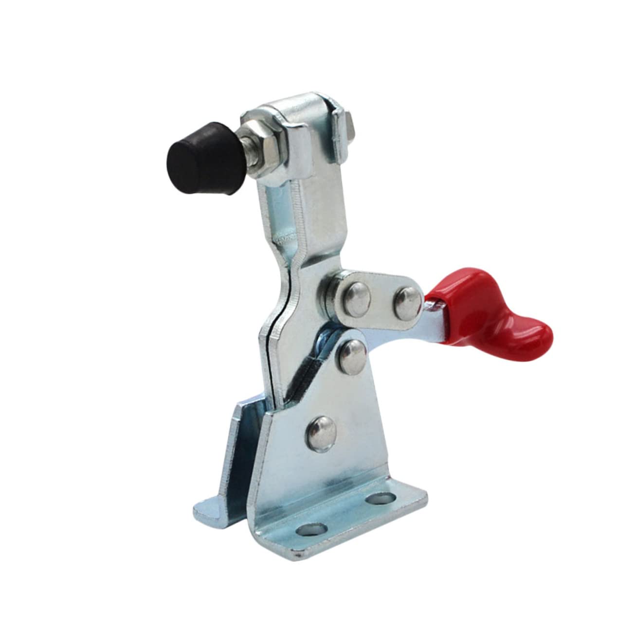 DIYEAH 1pc Quick Fixture Fast Locking Clamp Fastener Hand Tool Quick Clamp Tool Silver