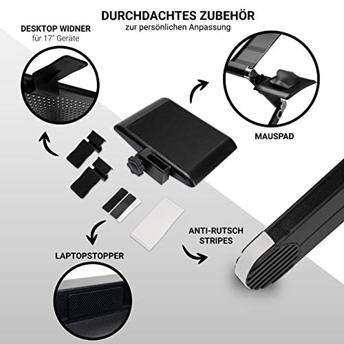 Laptoptisch für 17 Zoll Laptops – Höhenverstellbarer Laptopständer