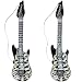 Produktbild 2 aufblasbare Gitarre Skelett Horrorgitarre 105cm Aufblas Gitarre Musikinstument für Halloween Gothic Anfänger