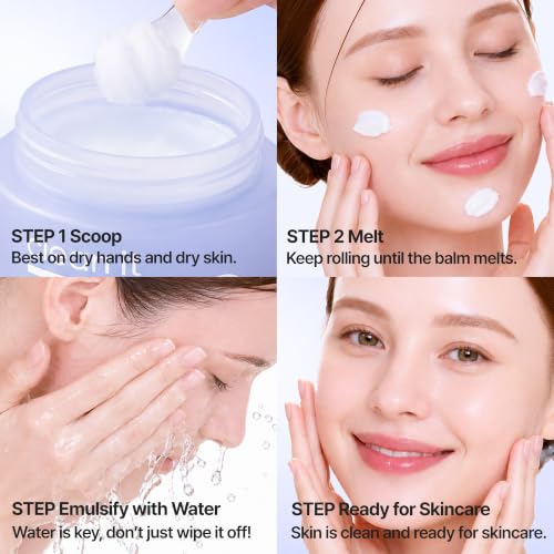 BANILA CO Clean it Zero Calming Cleansing Balm | Korean Makeup Remover for Sensitive Skin | Vegan | Cleansing Oil, Facial Cleanser Made with Centella Asiatica & Madecassoside (100ml / 3.38 fl. oz) - Image 5