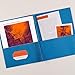 Avery Two Pocket Folders with 3 Prong Fasteners, Holds 70 Sheets, 25 Blue Folders (47976)