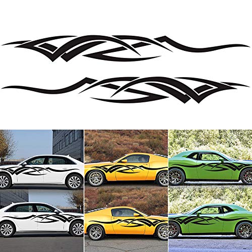 Elliot Jonah Vinyl Bumper Decal,Universal Car Racing Body Side Stripe Skirt Roof Hood