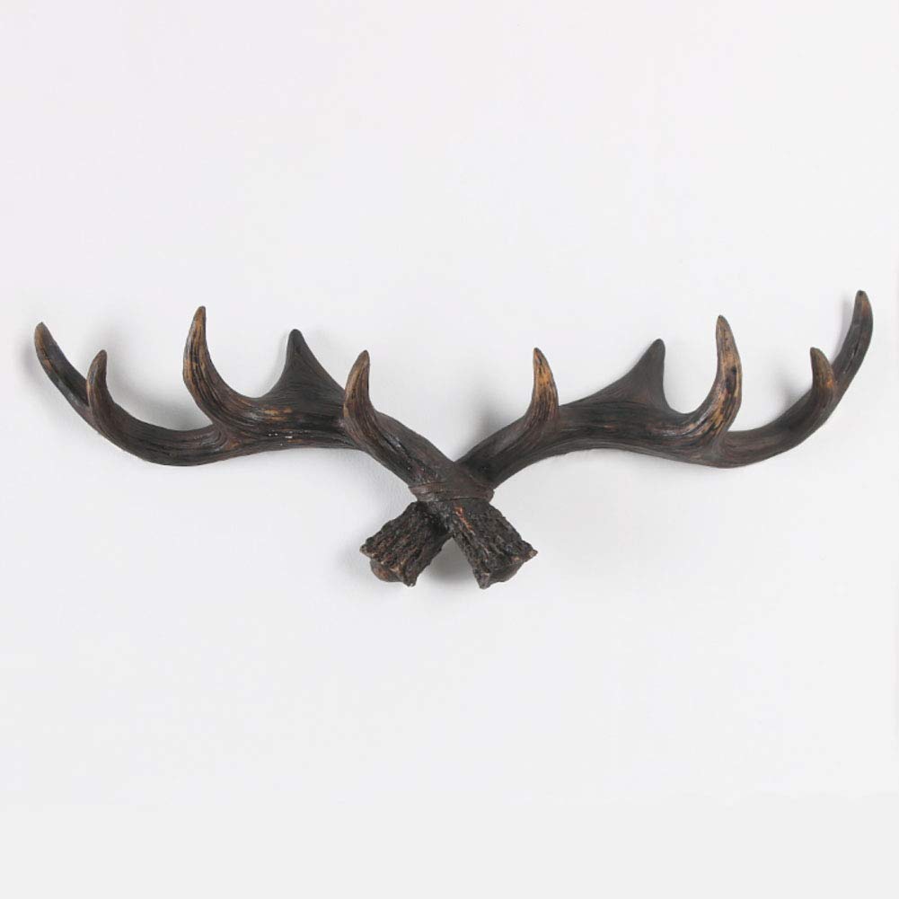 Patère bois de cerf réaliste pour sublimer l'entrée et suspendre vos bijoux