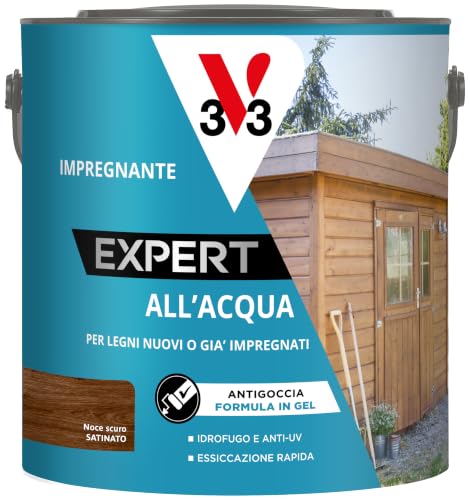V33 Impregnante all'Acqua Expert Noce Scuro 2,5L
