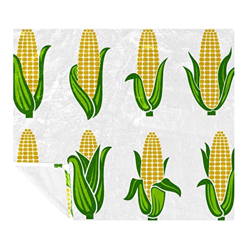 Couverture polaire microfibre douce 150x200 cm plaid Ripen Corn