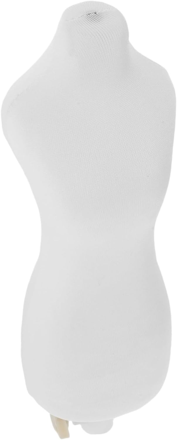 COHEALI Miniature 1/4 Scale Female Dress Form Mannequin for Sewing Crafts and Clothing Display Tailor Mannequin Half Body Model for Pattern Making and Jewelry Displays