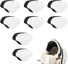Réparation de Talon de Chaussure Patch, Patchs de Réparation de Baskets, Patch de Prévention Trous de Chaussures, Réparation Chaussure Patch, Autocollants à Talons Patchs Talon Auto-Adhésif, 8 Paires