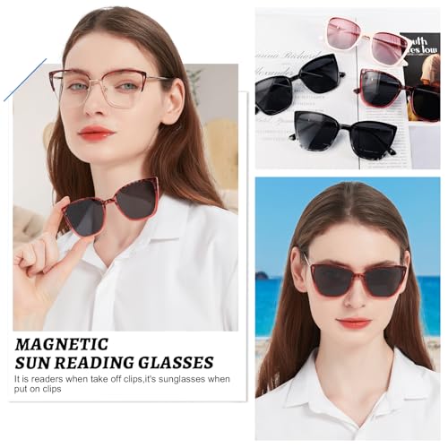 Image of OCCI CHIARI UV Blue Light Glasses for Women Fashion Cat Eye Polarized Sunglasses