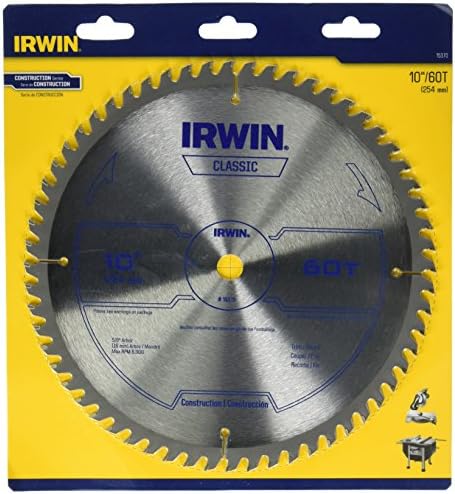 Miter Circular Saw Blade, 10-Inch, 60T 
