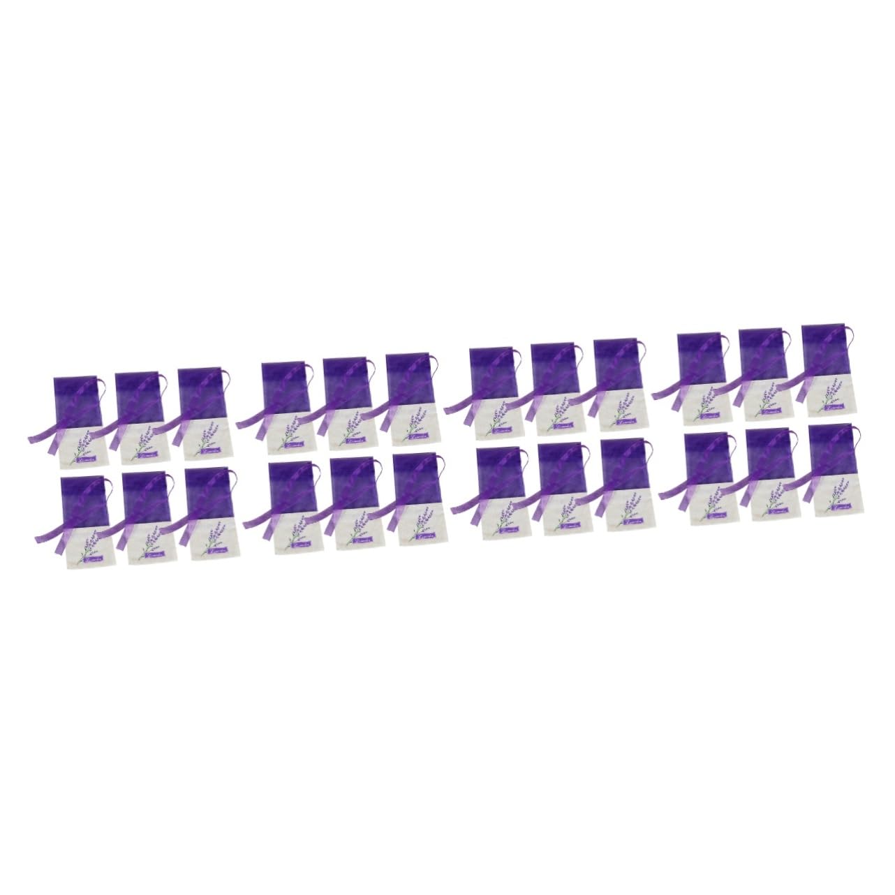 Garneck 4 Set Di Sacchetti Profumati Alla Lavanda Borsetta Vuota Per Profumo Sacchetti Profumati Alla Lavanda Stampa Floreale 30 Pezzi*4