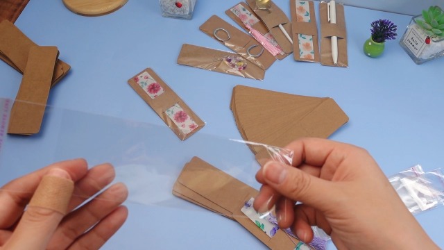 Kraft Bookmark Holder Set 200 Pcs, DIY Blank Bookmarks Sleeves Wrapping - View #10