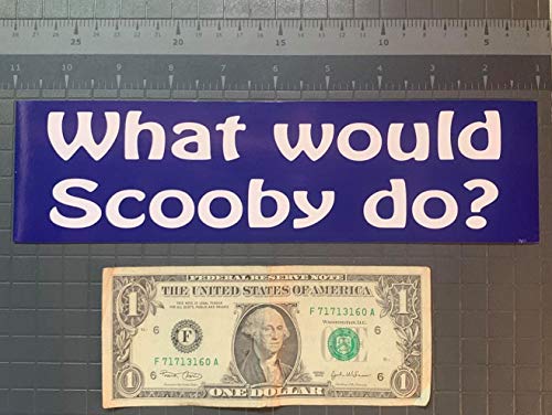 Imán para coche de Scooby Doo texturizado resistente al agua para parachoques 4