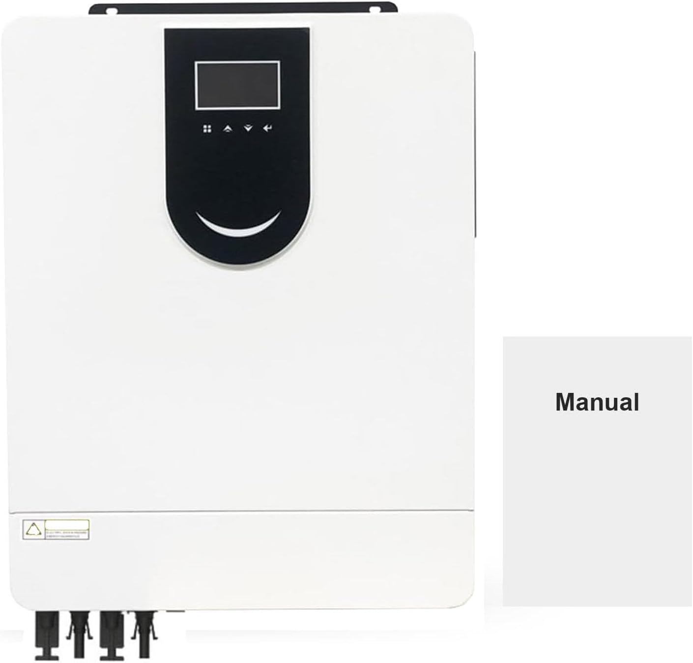 10.2kW Off Grid Hybrid Solar Inverter with 160A MPPT Solar Controller, PV Max 450V Input DC48V to AC 220/230/240V, Pure Sine Wave Solar Inverter for Home Energy Storage RV Off-Grid System