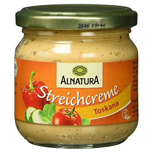 Alnatura Bio Streichcreme Toskana, 6er Pack (6 x 180 g)