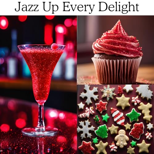 image for Dazzle Dust Edible Glitter Sprinkles for Cake Decorating, Drinks, Cook