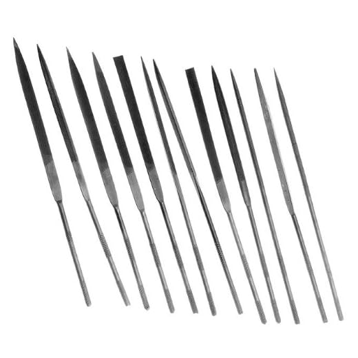 Aguja Archivos Â– Juego de 12 Â– para trabajo con cables y de regalo