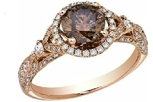 Drizzle Jewels!! Chocolate Diamond Engagement Ring