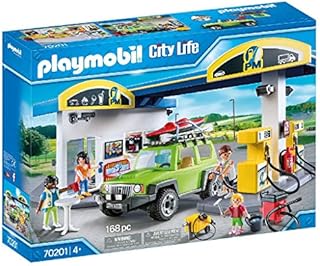 PLAYMOBIL City Life 70201 Stacja Benzynowa, od 4 Lat