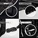 Nuzari Heavy Duty Motorcycle Cover - Waterproof Outdoor Bike Storage - Dirt Bike Covers (Black, Medium)