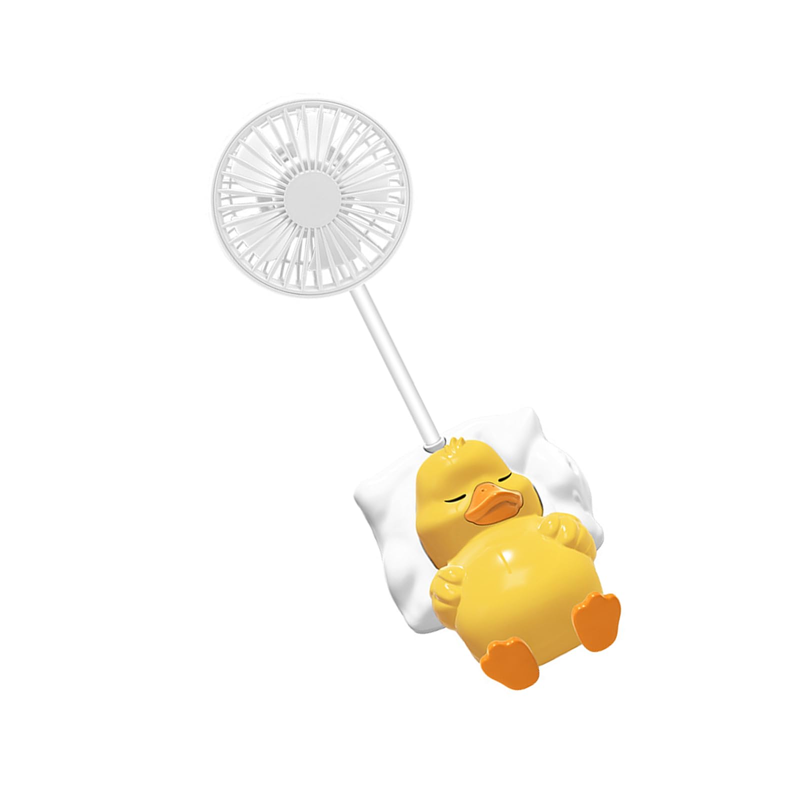 Hsyzygian USB Desktop Fan, Small Personals Table Fan for Bedroom Lovely Ducks Desk Blower 3 Speed Rotatable for Home, Offices Decors Small Personals Table