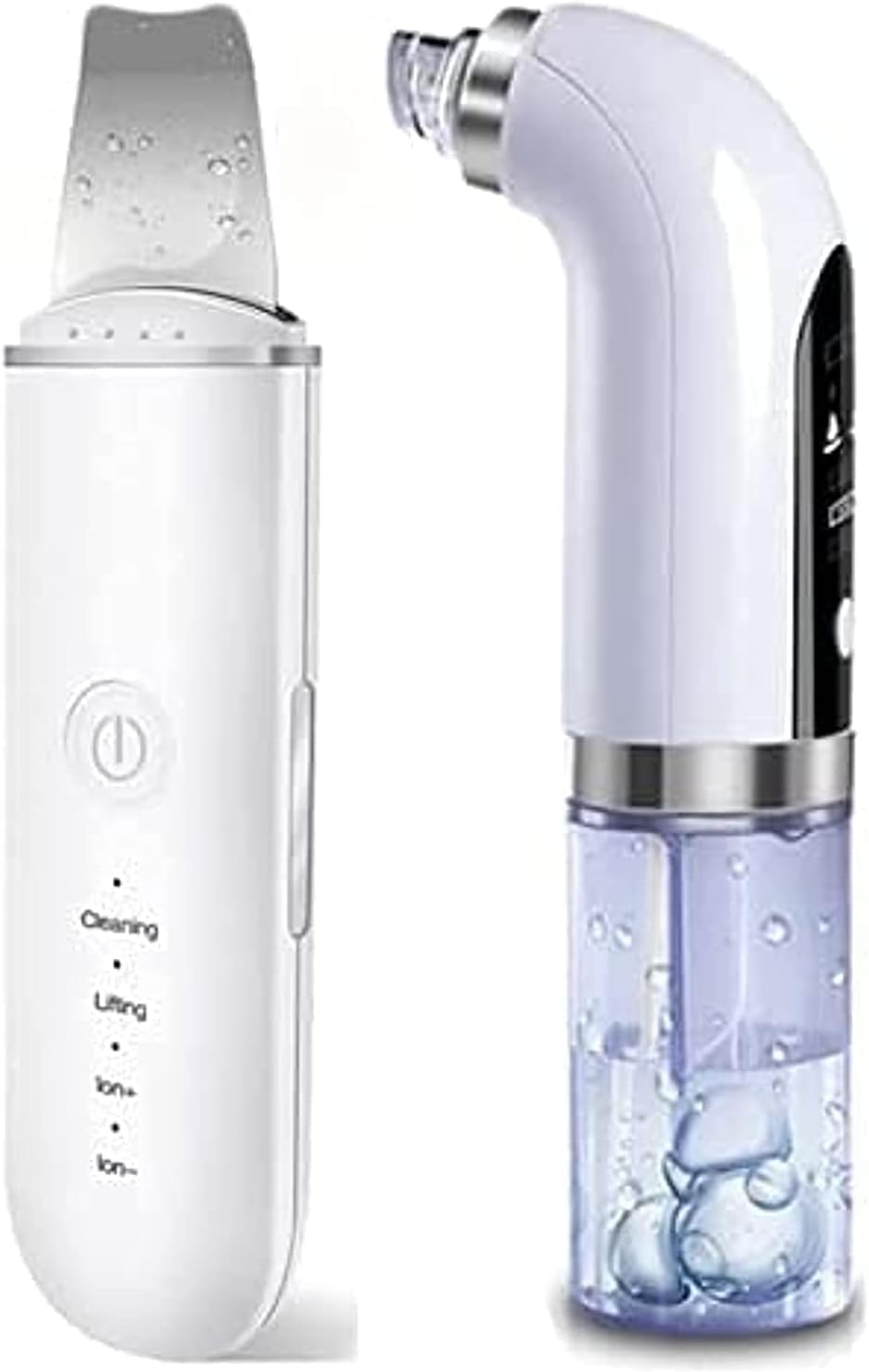 2 pcs Promotion package,blackhead remover,hydrafacial machine, and Skin Scrubber,Skin Spatula, 2PCS gift package Comedones Extractor for Facial Deep Cleansing