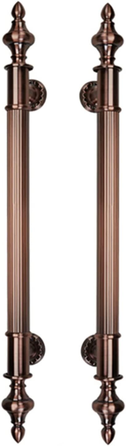 Poignée de tirage double face en H pour porte coulissante extérieure